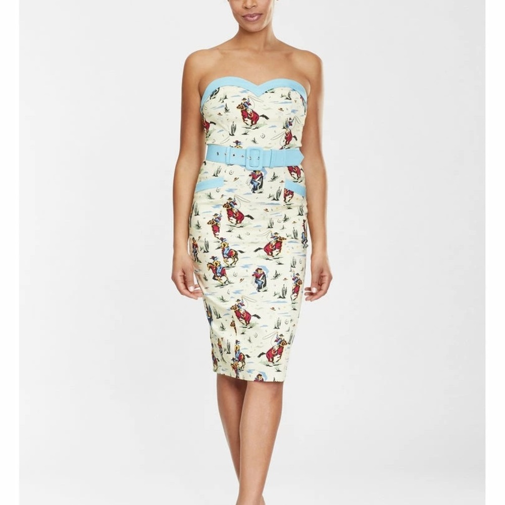 Collectif Rodeo Wiggle Dress